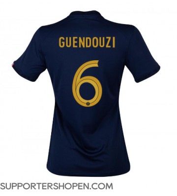 Frankrike Matteo Guendouzi #6 Hemma Matchtröja Dam VM 2022 Kortärmad